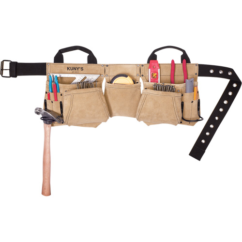 Carpenter's Tool Belt, Leather, Tan Equipment World