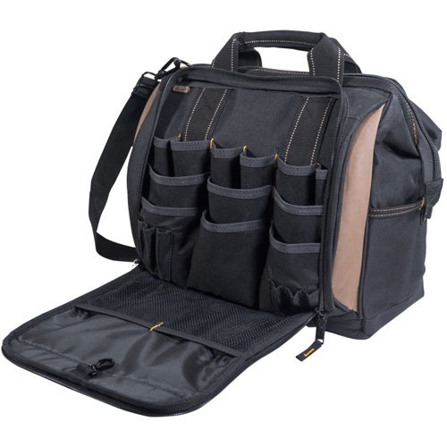 Multi-Compartment Tool Carrier, Polyester, 33 Pockets, Black Equipment World