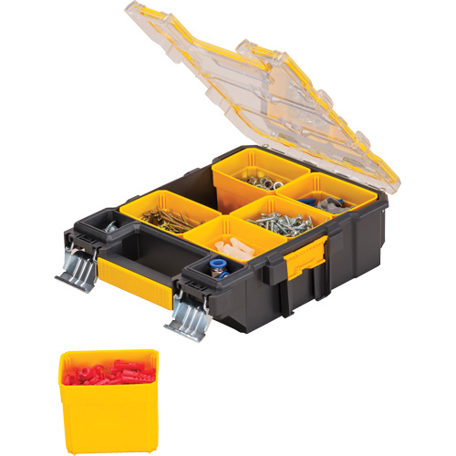 Mid-Size Pro Organizer, 4-1/2" W x 10-1/4" D x 13-3/5" H, Black/Yellow Equipment World