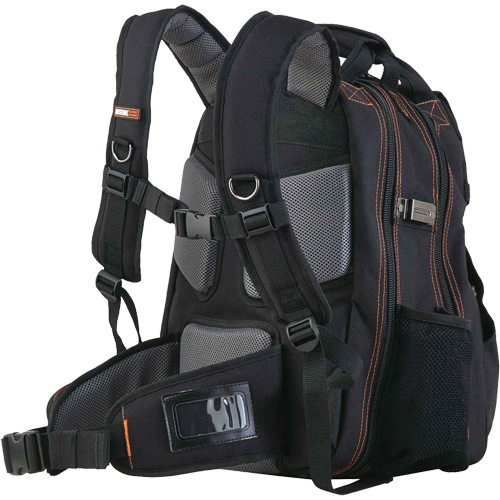 Arsenal&reg; 5843 Tool Backpack, 13-1/2" L x 8-1/2" W, Black, Polyester Equipment World