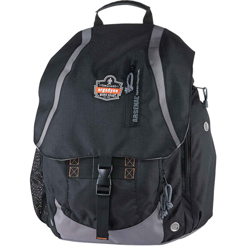Arsenal&reg; 5143 Tool Backpack, 15" L x 8" W, Black, Polyester Equipment World