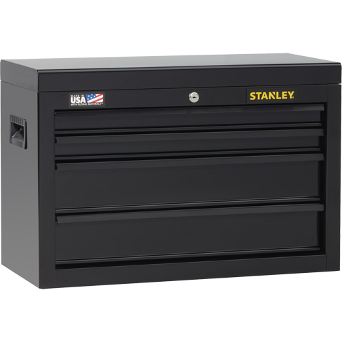 100 Series Tool Chest, 26" W, 4 Drawers, Black Equipment World