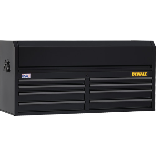 Tool Chest, 51-1/2" W, 8 Drawers, Black Equipment World