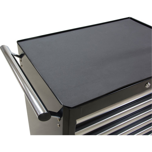 Industrial Tool Cart, 7 Drawers, 27" W x 18-3/4" D x 39" H, Black Equipment World