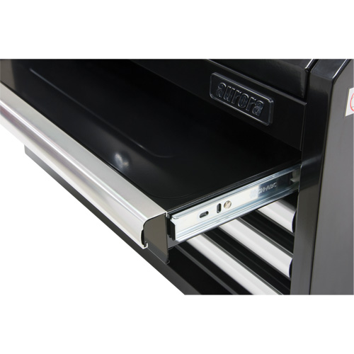 Industrial Tool Chest, 26" W, 4 Drawers, Black Equipment World