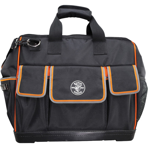 Tradesman Pro Wide-Open Tool Bag, Ballistic Nylon, 42 Pockets, Black Equipment World