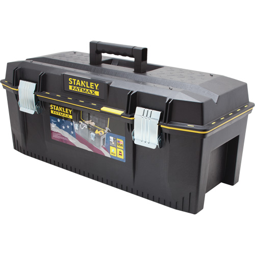 FatMax&reg; Structural Foam Tool Box, 28" W x 12-1/2" D x 11" H, Black/Yellow Equipment World