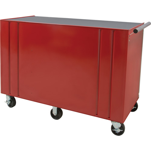 Industrial Tool Cart, 12 Drawers, 56" W x 24-1/2" D x 38-1/8" H, Red Equipment World