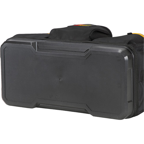 Molded Base Big-Mouth Tote Tool Bag, Ballistic Polyester, 23 Pockets, Black/Blue Equipment World