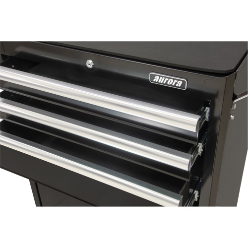 Industrial Tool Cart, 3 Drawers, 29-4/5" W x 21-1/5" D x 38-4/5" H, Black Equipment World