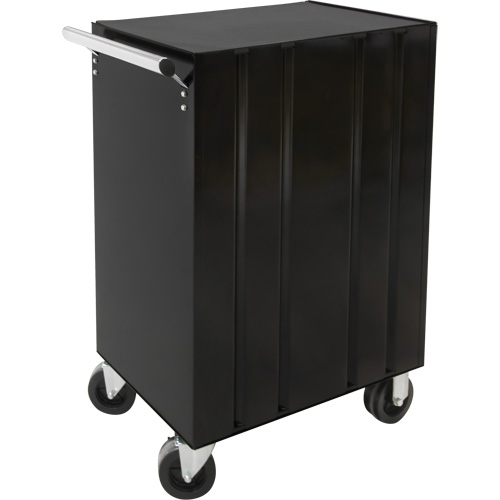 Industrial Tool Cart, 3 Drawers, 29-4/5" W x 21-1/5" D x 38-4/5" H, Black Equipment World