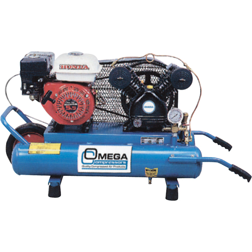 Contractor Series Air Compressors, Gas, 6.6 Gal. (8 US Gal), 125 PSI Equipment World