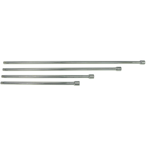 SE12-4S Extension Bar Set, 1/2" Drive, Chrome Finish, 4 Pcs Equipment World
