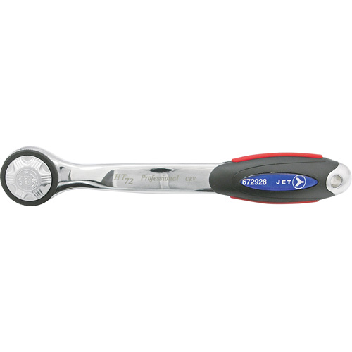 HT-1272 72-Tooth Ratchet Wrench, 1/2" Drive, Ergonomic Handle Equipment World