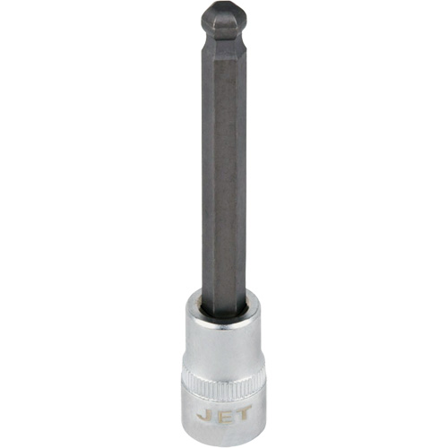 Bit Socket, Hex Ball, 1/8" x 4" L, 3/8" Drive Equipment World