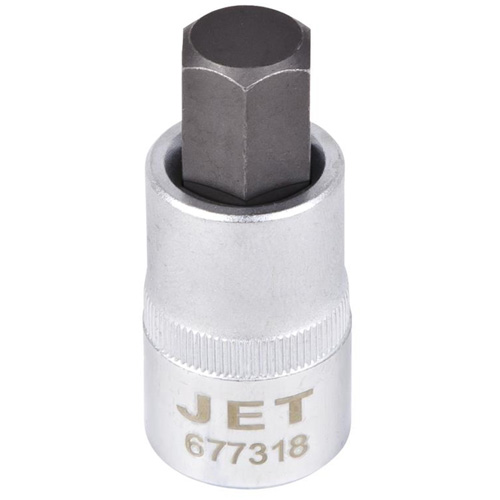 Bit Socket, Hex, 1/2" x 2" L, 1/2" Drive Equipment World