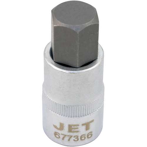 Bit Socket, Hex, 16 mm x 2" L, 1/2" Drive Equipment World