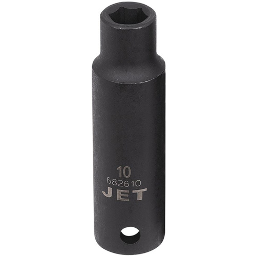 Socket, Impact, 10 mm, 1/2" Drive, 6 Points, Deep Equipment World