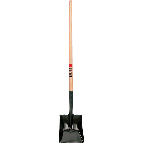 Square Point Shovel, Wood, Tempered Steel Blade, Straight Handle, 42" Long Equipment World