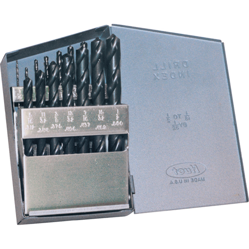 Jeux de forets, 21 morceaux, Acier rapide Equipment World