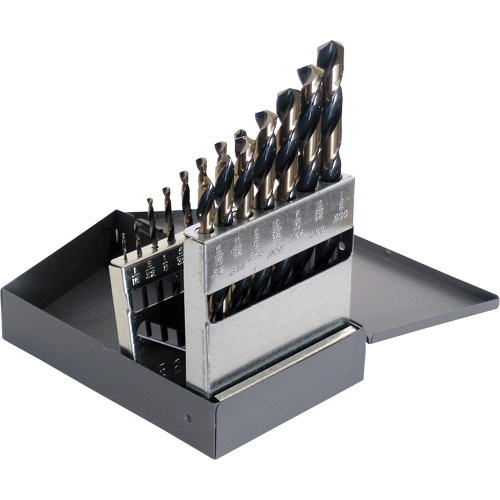 Drill Sets, 15 Pieces, High Speed Steel Equipment World