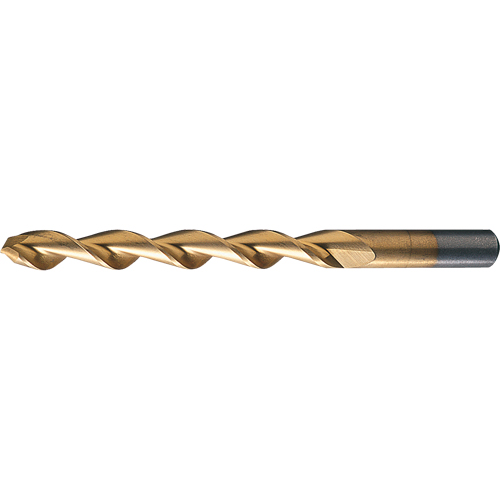 Parabolic Flute Jobber Length Drill Bits, High Speed Steel, 1/16", 1-7/8" L, 7/8" Flute, 118° Point Angle Equipment World