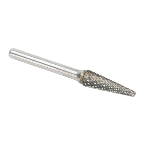 Solid Carbide Burrs - Taper Shape Radius End 14°, 1/4" Shank Equipment World