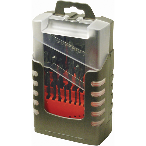 Jeux de forets, 25 morceaux, Acier rapide Equipment World