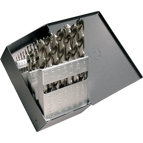 Jeux de forets, 29 morceaux, Acier rapide Equipment World