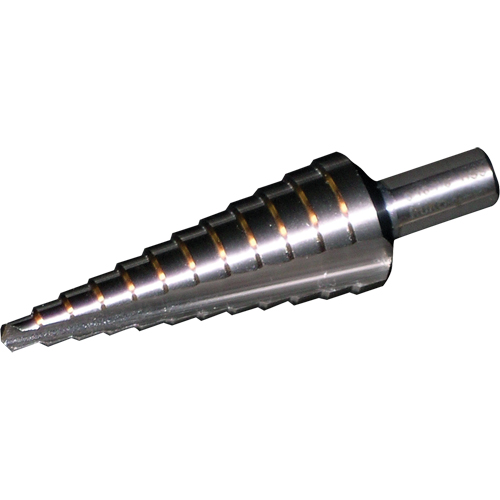 Step Drills, 1/4" - 3/4" , 1/16" Increments Equipment World