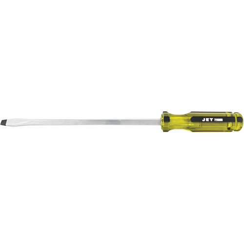 Slot Jumbo Handle Screwdriver, 3/8", 10" L, Plastic Handle Equipment World