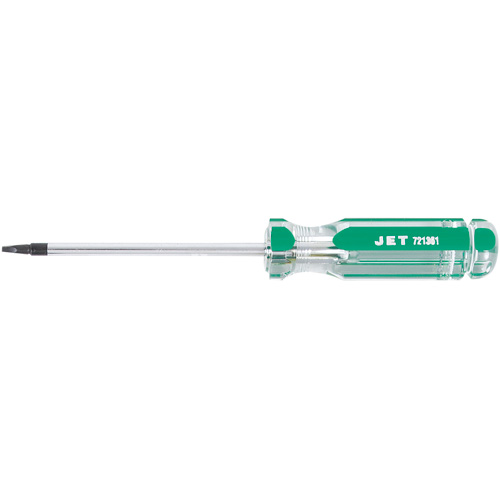 Square Jumbo Handle Screwdriver, #1 Tip, Round, 4" L, Plastic Handle Equipment World