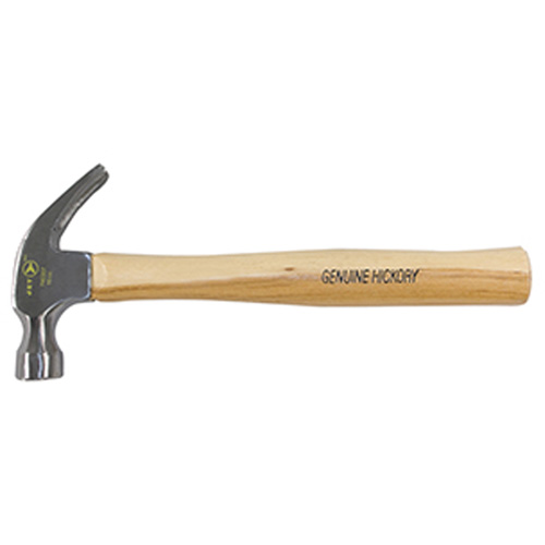 Hickory Handle Claw Hammer, 16 oz., Wood Handle, 13" L Equipment World