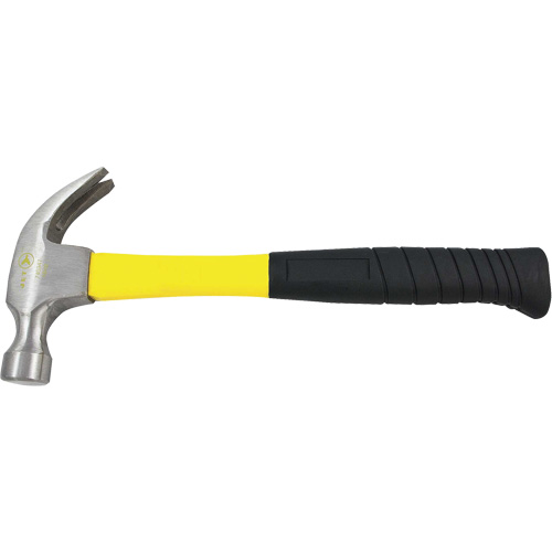 CF16F Fibreglass Handle Claw Hammer, 16 oz., Cushion Handle Equipment World