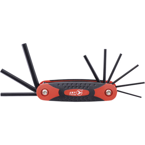 JFHK-9 Folding Hex Key Set, 9 Pcs., Imperial Equipment World