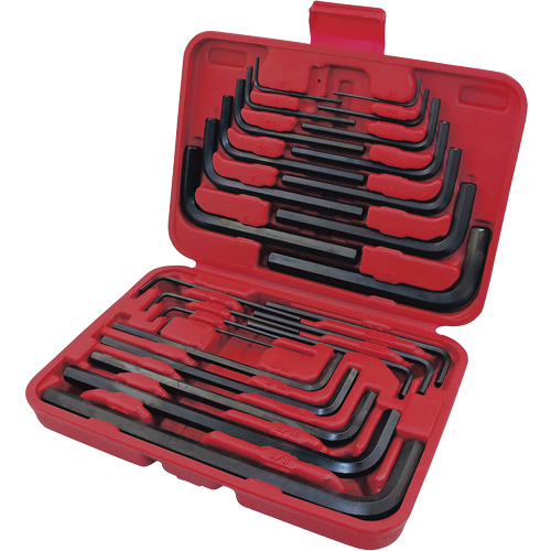 JHK-25SM Hex Key Set, 25 Pcs., Metric & Imperial Equipment World