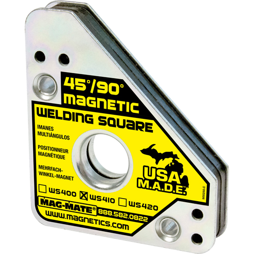 Magnetic Welding Squares, 3-3/4" L x 3/4" W x 4-3/8" H, 75 lbs. Equipment World