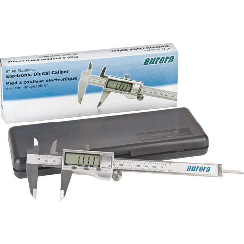 Electronic Digital Calipers, 0.001" (0.03 mm) Resolution, 0 - 6" (0 - 152 mm) Range Equipment World