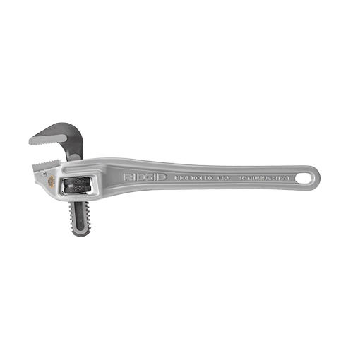 Off-Set Pipe Wrench, 2" Jaw Capacity, 14" Long Equipment World