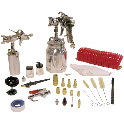 43-Pc. Spray Gun Kits Equipment World