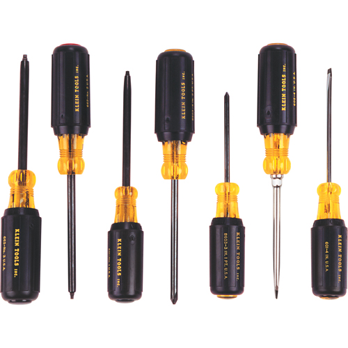 Canadian Basic Cushion-Grip Screwdriver Set, 7 Pcs. Equipment World