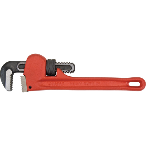 Pipe Wrench, 1" Jaw Capacity, 8" Long, Powder Coated Finish Equipment World
