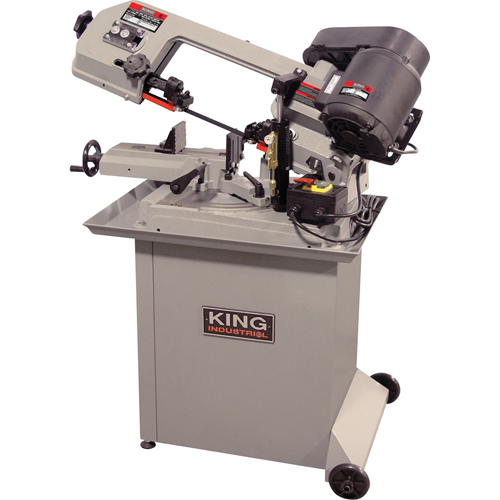 Dual Swivel Metal Cutting Band Saws, Horizontal, Round 5" and 5" x 6" Rectangular Cutting Capacity Equipment World