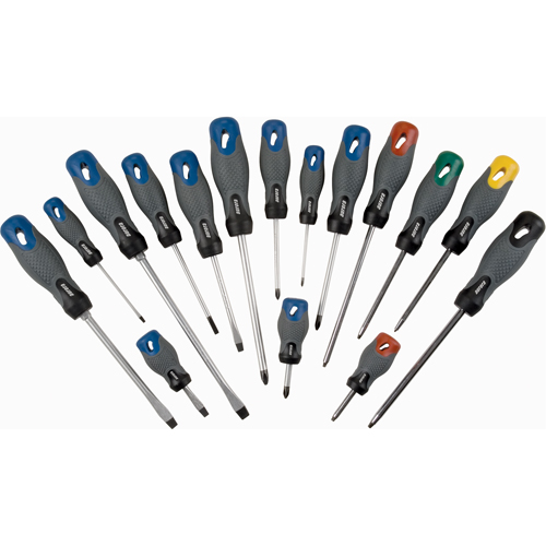 Screwdriver Set, 16 Pcs. Equipment World