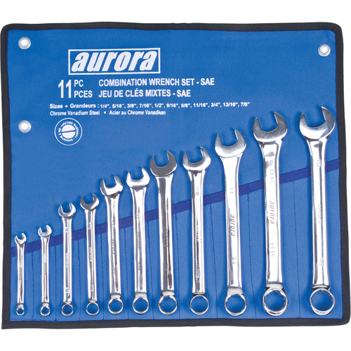 Wrench Set, Combination, 11 Pieces, Imperial Equipment World