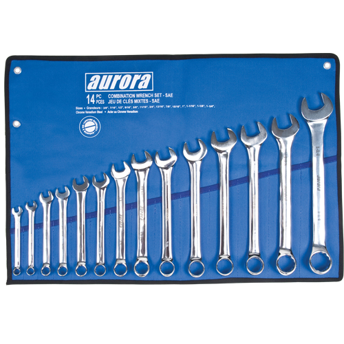 Wrench Set, Combination, 14 Pieces, Imperial Equipment World