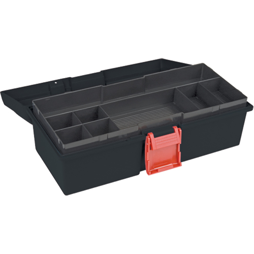 Heavy-Duty Tool Box, 15" W x 7" D x 5-1/2" H, Black Equipment World