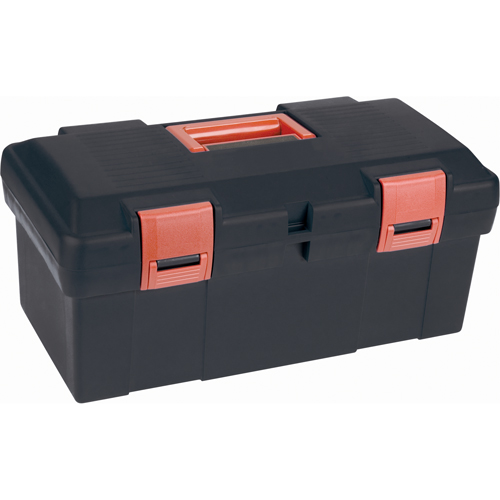 Heavy-Duty Tool Box, 17-1/2" W x 9-1/2" D x 8" H, Black Equipment World