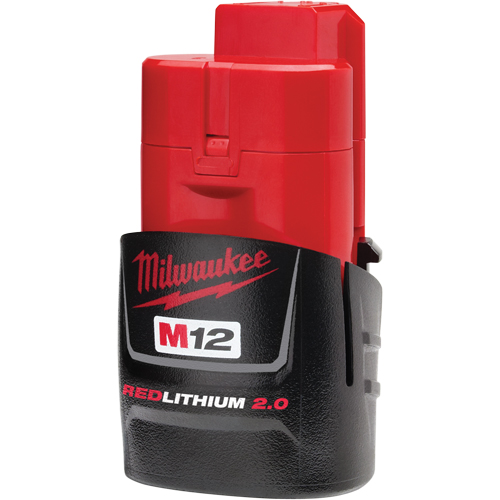 M12 Redlithium 2.0 Battery, Lithium-Ion, 12 V, 2 A Equipment World