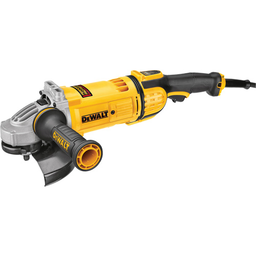 Large Angle Grinder with No Lock-On Switch, 7", 120 V, 15 A, 8500 RPM Equipment World